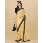 Yellow Chiffon Saree