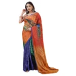 crepe digital print saree online