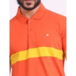 mens printed polo t-shirt