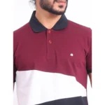 Generic Men's Casual Cotton Printed Polo Neck Half Sleeve T-Shirt (Multicolor) - Image 6