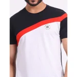 Generic Men's Casual Cotton Printed Round Neck Half Sleeve T-Shirt (Black) - Image 6