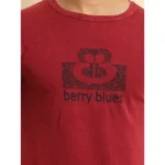 Generic Men's Casual Cotton Printed Round Neck Half Sleeve T-Shirt (Maroon) - Image 6