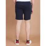Generic Men's Casual Cotton Striped Above knee Shorts (Navy) - Image 2