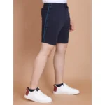 Generic Men's Casual Cotton Striped Above knee Shorts (Navy) - Image 3