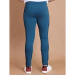 Generic Men's Casual Cotton Striped Full Length Track Pant (Blue) - Image 2