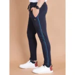 Generic Men's Casual Cotton Striped Full Length Track Pant (Navy) - Image 6