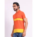 mens printed polo t-shirt