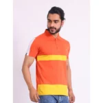 mens printed polo t-shirt