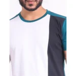 Generic Men's Casual Cotton Printed Round Neck Half Sleeve T-Shirt (Green) - Image 6