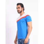 Generic Men's Casual Cotton Printed Round Neck Half Sleeve T-Shirt (White) - Image 3