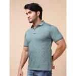 Men's Printed Polo T-Shirt - Angle 3