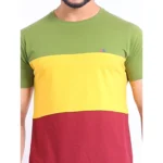 Generic Men's Casual Cotton Printed Round Neck Half Sleeve T-Shirt (Multicolor) - Image 6