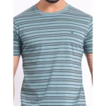 Generic Men's Casual Cotton Printed Round Neck Half Sleeve T-Shirt (Gery) - Image 6