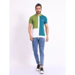 mens printed polo t-shirt