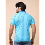mens skyblue polo t-shirt