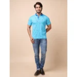 mens skyblue polo t-shirt