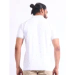 mens printed polo t-shirt