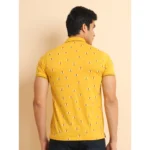 mens mustard polo t-shirt