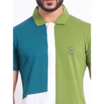 Generic Men's Casual Cotton Printed Polo Neck Half Sleeve T-Shirt (Multicolor) - Image 6