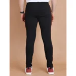 Generic Men's Casual Cotton Striped Full Length Track Pant (Black) - Image 2