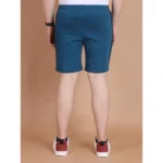 Generic Men's Casual Cotton Striped Above knee Shorts (Blue) - Image 2