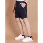 Generic Men's Casual Cotton Striped Above knee Shorts (Navy) - Image 4