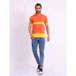 mens printed polo t-shirt