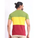 Generic Men's Casual Cotton Printed Round Neck Half Sleeve T-Shirt (Multicolor) - Image 2