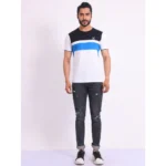 Generic Men's Casual Cotton Printed Round Neck Half Sleeve T-Shirt (Black) - Image 7