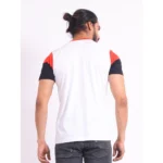 Mens Red Printed T-Shirt - Angle 2