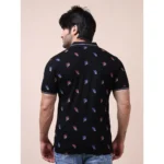 Mens Printed Polo T-Shirt - Angle 2