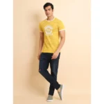 men's mustard t-shirt