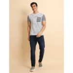 Generic Men's Casual Cotton Printed Round Neck Half Sleeve T-Shirt (White) - Image 7