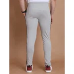 Generic Men's Casual Cotton Striped Full Length Track Pant (Greymelange) - Image 2