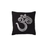 Generic Pack Of_2 Cotton Printed Cushion Cover Sets (Black, Size: 16x16 In) - Image 3