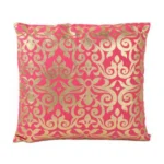 Generic Pack Of_2 Cotton Printed Cushion Cover Sets (Red, Size: 16x16 In)