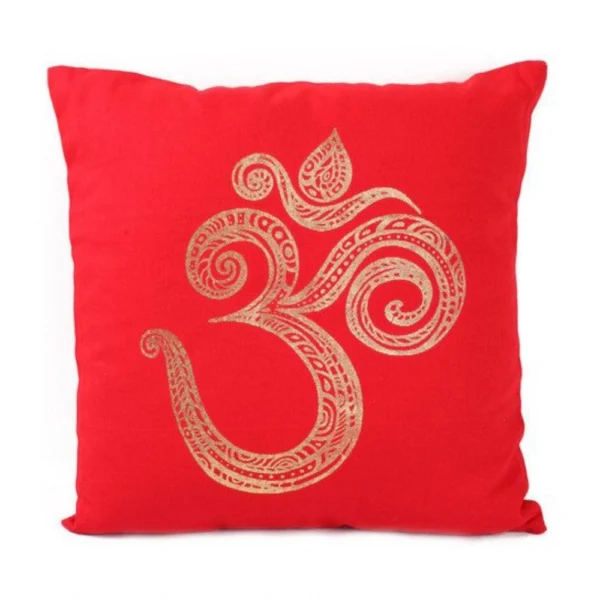 Red Cotton Cushion Covers