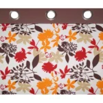 Generic Cotton Printed Curtains (Multicolor, Size: 54x60 In) - Image 4