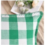 buy green cotton cushion covers