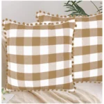 Generic Polyester Solid Chairpads (Beige, Size: 16x16 In)