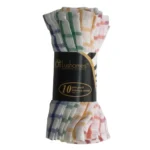 Generic Pack Of_10 Cotton Checkered Kitchen Towel Sets (Multicolor, Size: 18x12 In) - Image 3