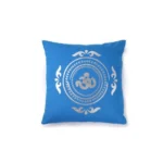 Generic Pack Of_2 Cotton Printed Cushion Cover Sets (Blue, Size: 16x16 In) - Image 3