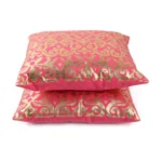 Generic Pack Of_2 Cotton Printed Cushion Cover Sets (Red, Size: 16x16 In) - Image 3