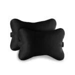 Generic Polyester Solid Bathmats Sets (Black, Size: 15x24 In)