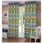 Generic Cotton Printed Curtains (Multicolor, Size: 54x90 In)