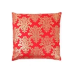 Generic Pack Of_2 Cotton Printed Cushion Cover Sets (Orange, Size: 16x16 In) - Image 3