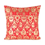 Generic Pack Of_2 Cotton Printed Cushion Cover Sets (Red, Size: 16x16 In)