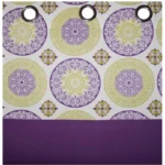 Generic Cotton Printed Curtains (Multicolor, Size: 54x90 In) - Image 3