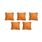 orange cotton cushion covers