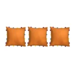 orange cotton cushion covers
